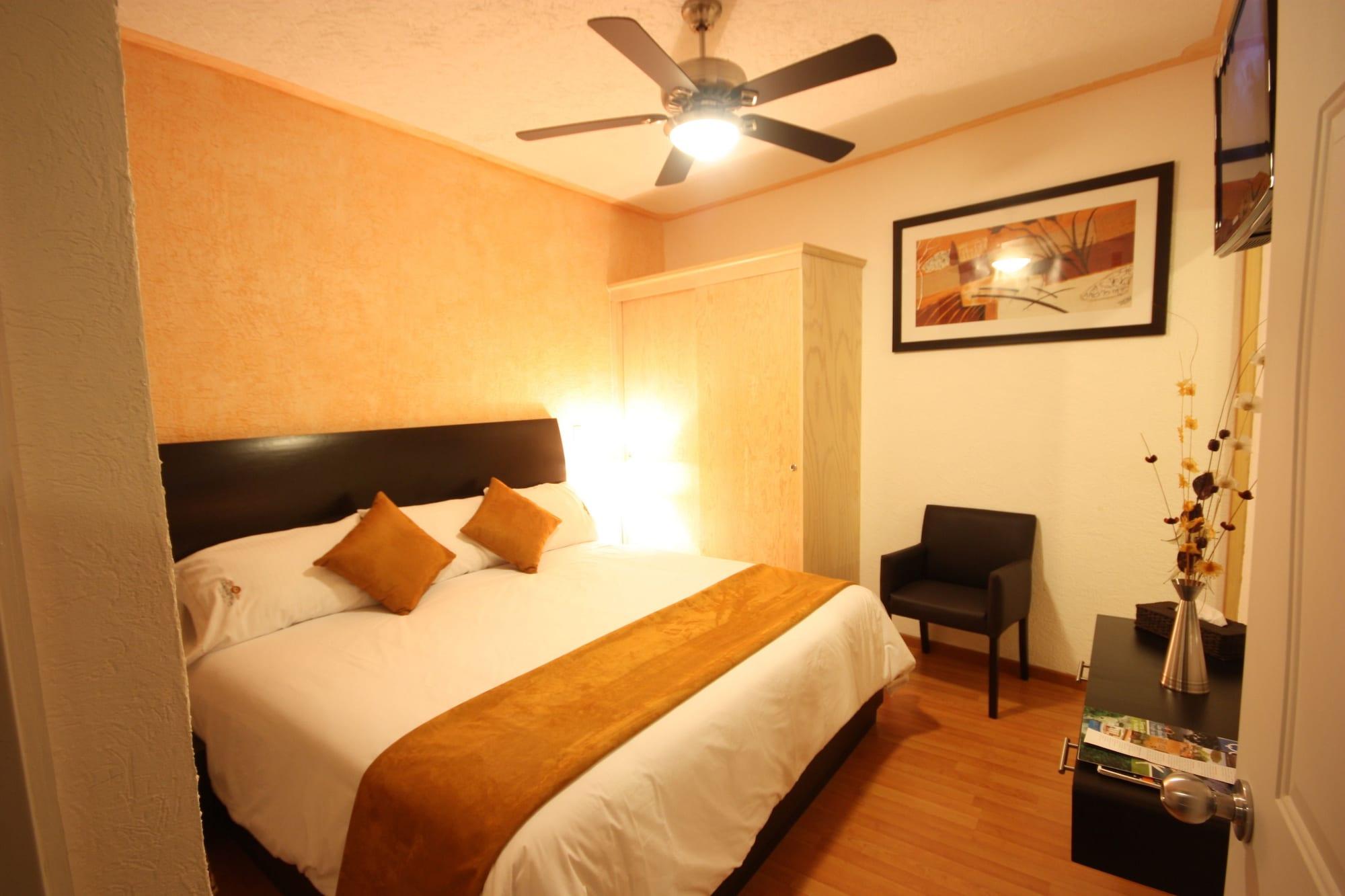 Habitación con cama extragrande.